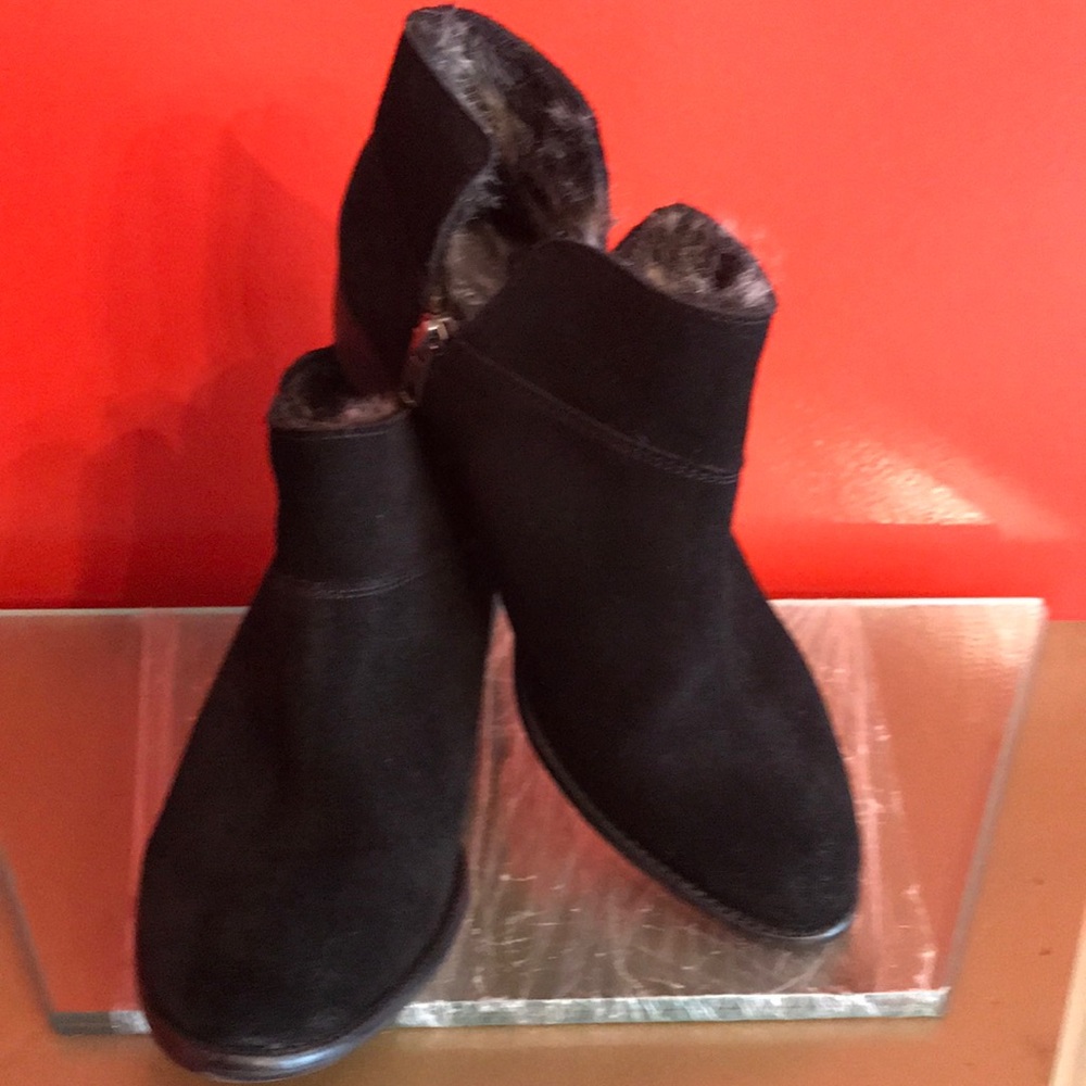 Seychelles Snare Faux Fur Bootie Size 8